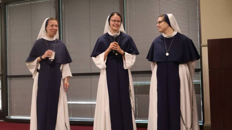 Three Sisters of Life present at the Archdiocese of Atlanta